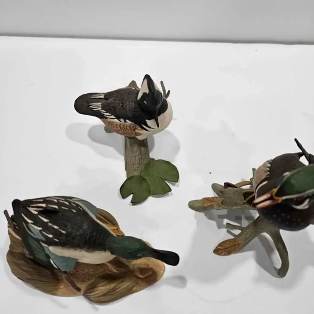 Set of 4 Bird Figurines